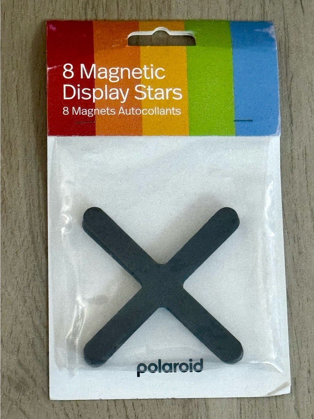 New Polaroid Magnetic Display Stars - Black